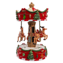 8.7"MUSICAL WIND-UP CAROUSEL