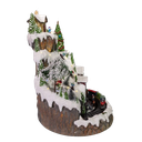 BATTERY-OPERATED MUSICAL LED MOUNTAIN VILLAGE TABLE PIECE 