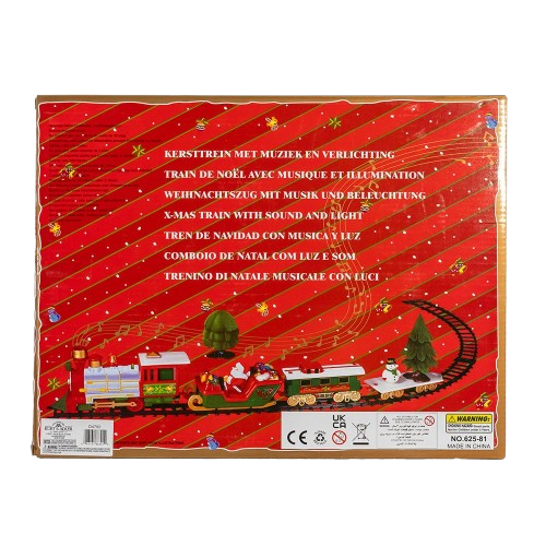 BATTERY OPERATED MUSICAL SANTA TRAIN TABLE PIECE