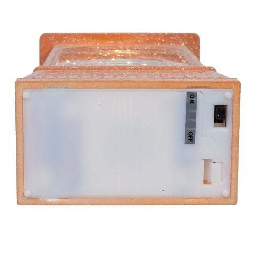 8.37" BATTERY OPERATED USB LED LIGHTED GINGERBREAD & TREE SCENE WATER LANTERN 