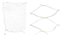 6'x4' 300L Warm White LED Multifunction Net-Style Light