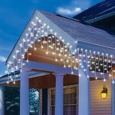   luz de cascada  led blanca