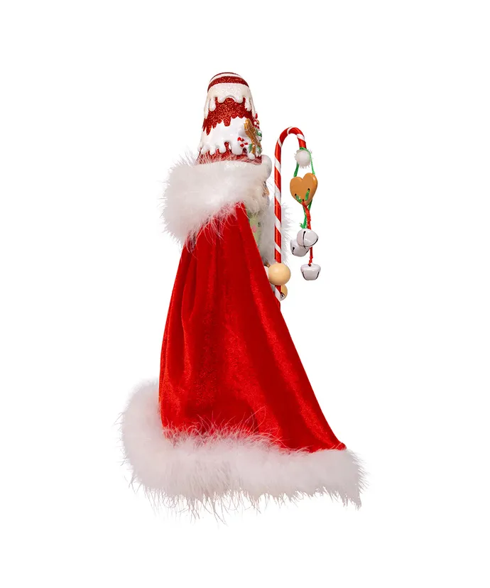 15" Hollywood Nutcrackers™ Gingerbread Candy Santa Nutcracker