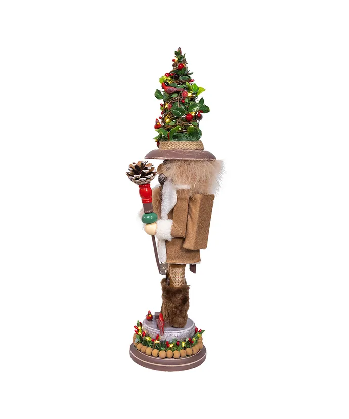 19" Hollywood Nutcrackers™ Battery Operated LED Birch Berries Nutcracker