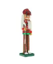 15" Red and Green Golfer Nutcracker