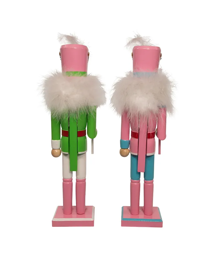 15´´PASTEL SOLDIER NUTCRACKER INDIVIDUAL INDIVIDUAL