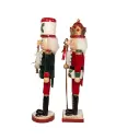 15´´WDN HOLLY+BERRIES NUTCRACKER INDIVIDUAL INDIVIDUAL