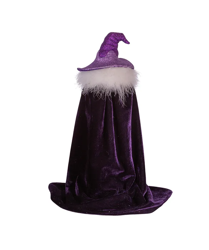 18" HOLLYWOOD PURPLE WIZARD NUTCRACKER