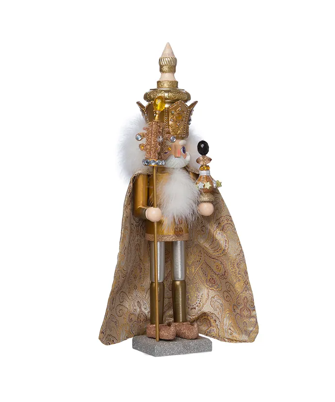 18"HOLLYWOOD GOLD KING NUTCRACKER