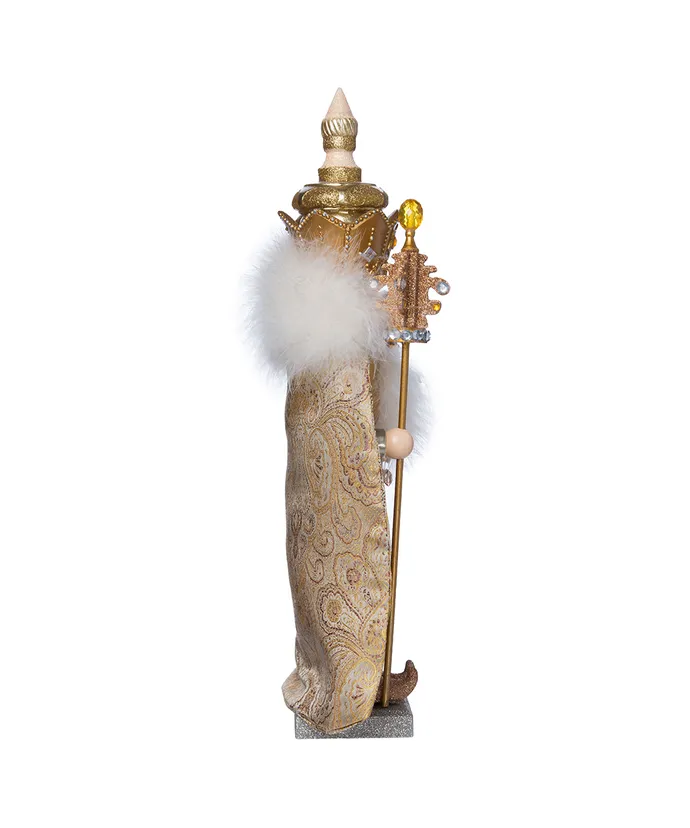 18"HOLLYWOOD GOLD KING NUTCRACKER