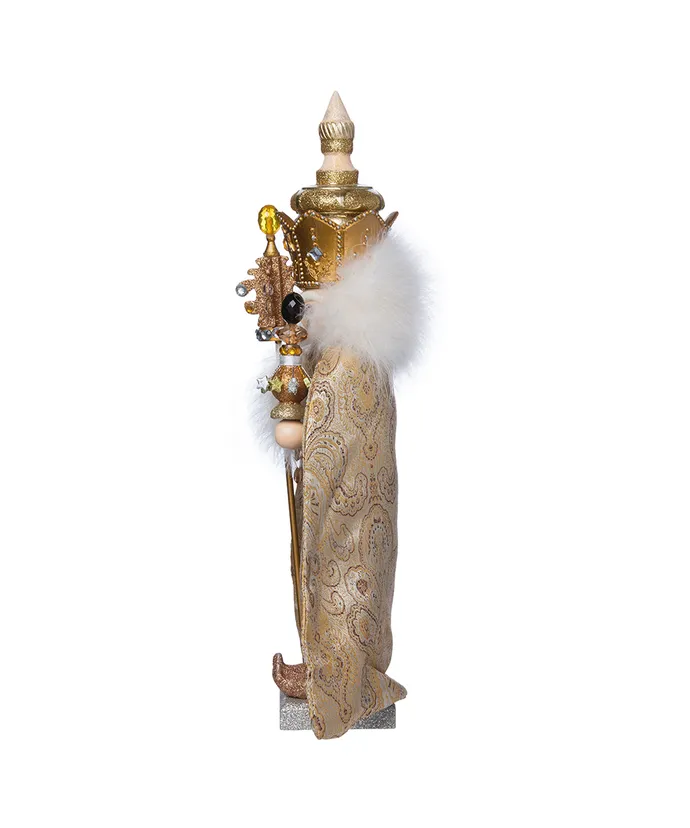 18"HOLLYWOOD GOLD KING NUTCRACKER