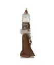 22" HOLLYWOOD NUTCRACKER MUSICAL  GOLD & SILVER NUTCRACKER WITH WATER GLOBE