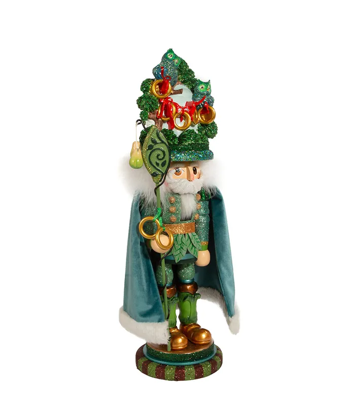 17.5"HOLLY WOOD 12 DAYS OF CHRISTMAS 5 GOLDEN  