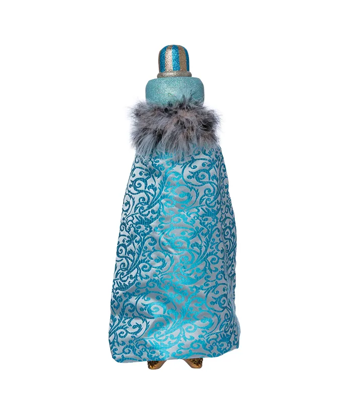 18"HOLLYWOOD TURQUOISE KING NUTCRACKER