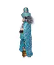 18"HOLLYWOOD TURQUOISE KING NUTCRACKER