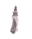 18"HOLLYWOOD WHITE FUR KING NUTCRACKER