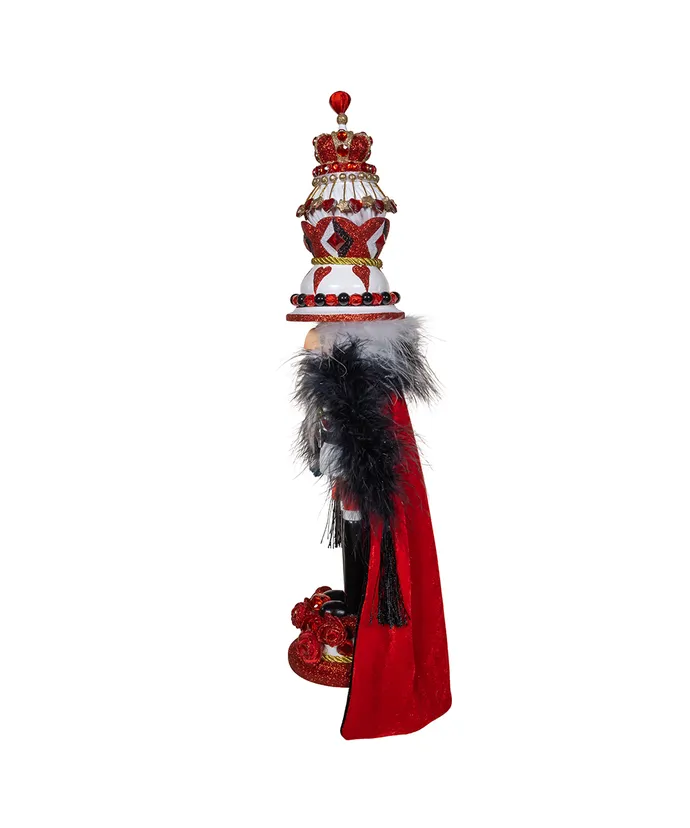 18.8´´NUTCRCKR KING OF HEARTS W/CAPE