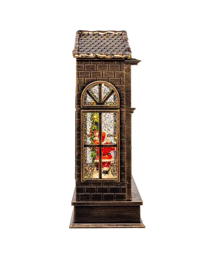 10" BATTERY OPERATED LED LIGHTED TREE WATER LANTERN