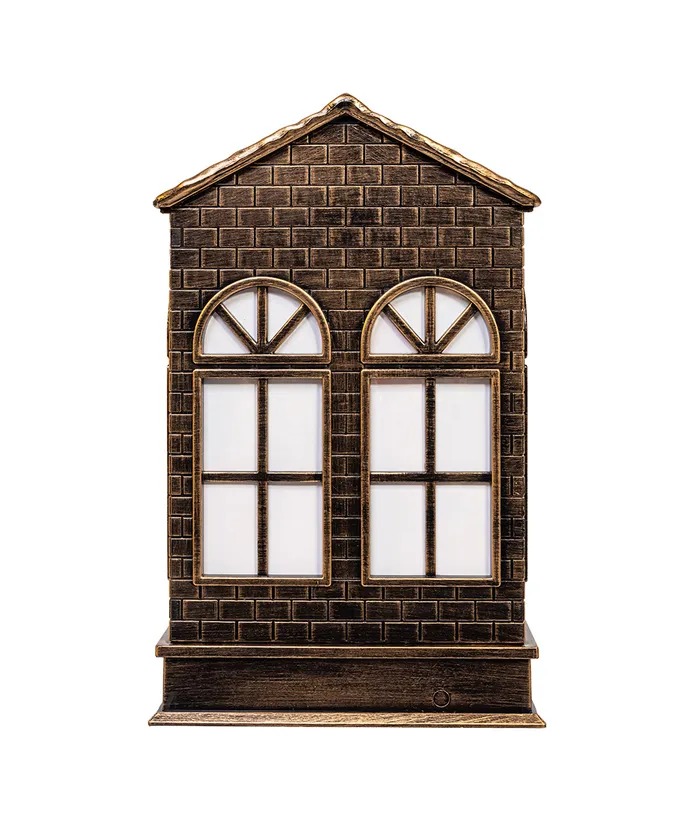 10" BATTERY OPERATED LED LIGHTED TREE WATER LANTERN
