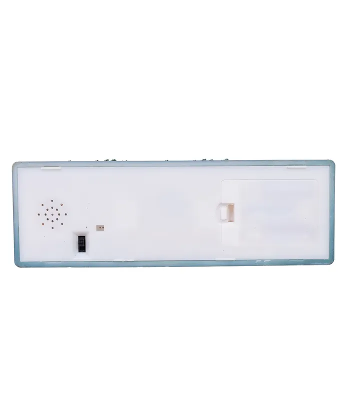 8.375" BATTERY OPERATED USB LED LIGHTED CHRISTMAS SHOP WITH SPINNING GLITER WATER 