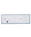 8.375" BATTERY OPERATED USB LED LIGHTED CHRISTMAS SHOP WITH SPINNING GLITER WATER 