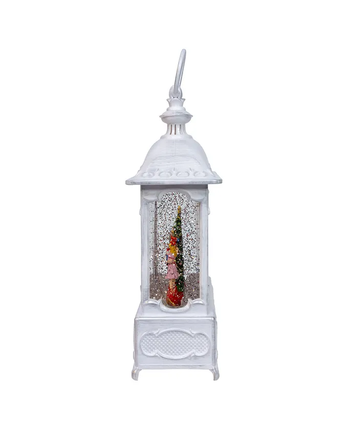 10.25" BATTERY OPERATED USB LED LIGHTED NUTCRACKER SUITE WATER LANTERN