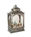 15" BATTERY OPERATED LED MUSICAL CHRISTMAS VILLAGE LANTERN 