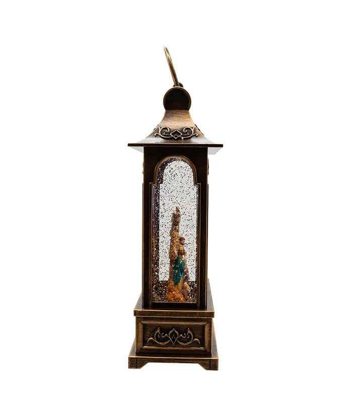 11´´B/O LIT NATIVITY WATER LANTERN
