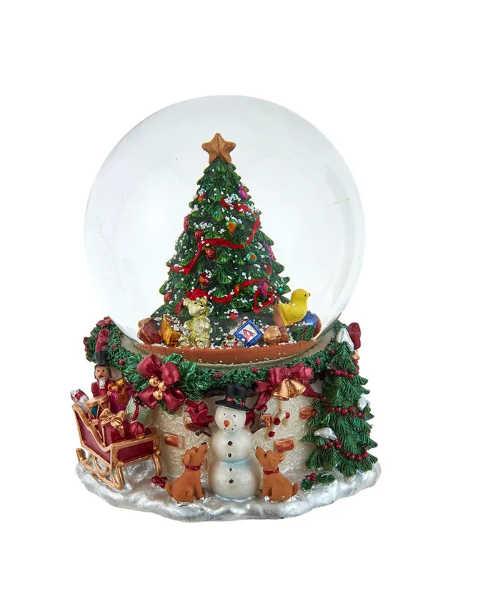 120MM MUSICAL XMAS TREE WATERG
