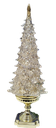 20"LED/BTY/TMR USB ACRYLIC TREE ON PEDESTAL