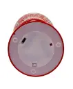 16" BATTERY OPERATED USB LIGHTED TOWER WITH SANTA SCENE VILLAGE 