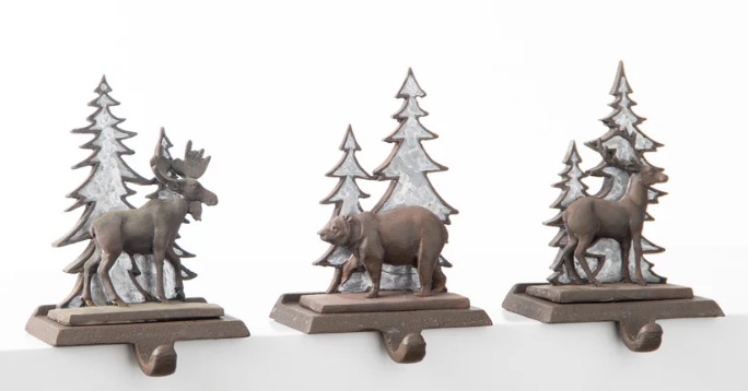 8´´RSN/IRON DEER/MOOSE/BEAR STOCKING HLDR INDIVIDUAL