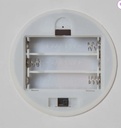 10" LED/BTY/TMR CARDBOARD SKI CHALET