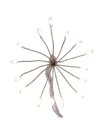 12' 75L Warm White Superbright LED Cluster Burst Light With White Base