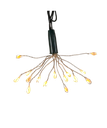 12' 75L Classic White Superbright Twinkle LED Cluster Burst With Green Base