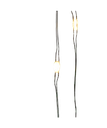 50/L SUPERBRIGHT LED WARM WHITE LIGHTS, 24LEAD WIR