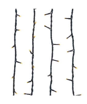 100L WARM WHITE TWINKLE LED GR WIRE JINGLE