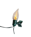10.5' Battery-Operated 7-Light Flicker Flame LED Light Set With Clips
