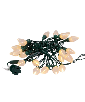 25L PEARL C7 WARM WHITE LED GRN WIRE