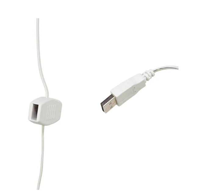 USB EXT CORD W/6 OUTLETS +WHT WIRE