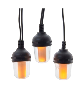 100L 10P LANTERN W/FLICKR FLAME SET