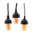 100L 10P LANTERN W/FLICKR FLAME SET