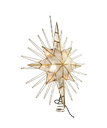 10L 14" GOLD GLITTER BETHLEHEM STAR TREETOP