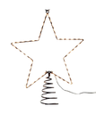 12.2"METAL SILVER LIGHTED MICRO LED LIGHTS ON STAR