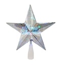 18L 10"MERRY XMAS SILV STAR TR