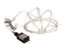8´´WARM WHT LED FOLDBL METAL SPHERE