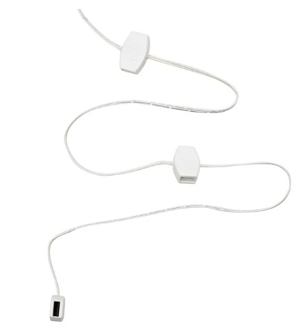 USB EXTENSION CORD IN WHITE 6 DUAL PORTS