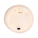 5"  BATTERY LED WHITE CANDLE  WITH FAIRY