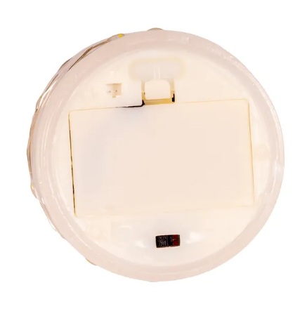 4"BATTERY OPERATED LED FLICKER FLAME WHITE CANDLE FAIRY