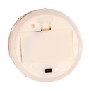 4"BATTERY OPERATED LED FLICKER FLAME WHITE CANDLE FAIRY